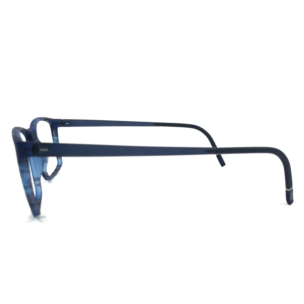 Silhouette Eyeglasses Frames SPX 2956 75 4610 Vivid Sky Blue Camo 57-16-145